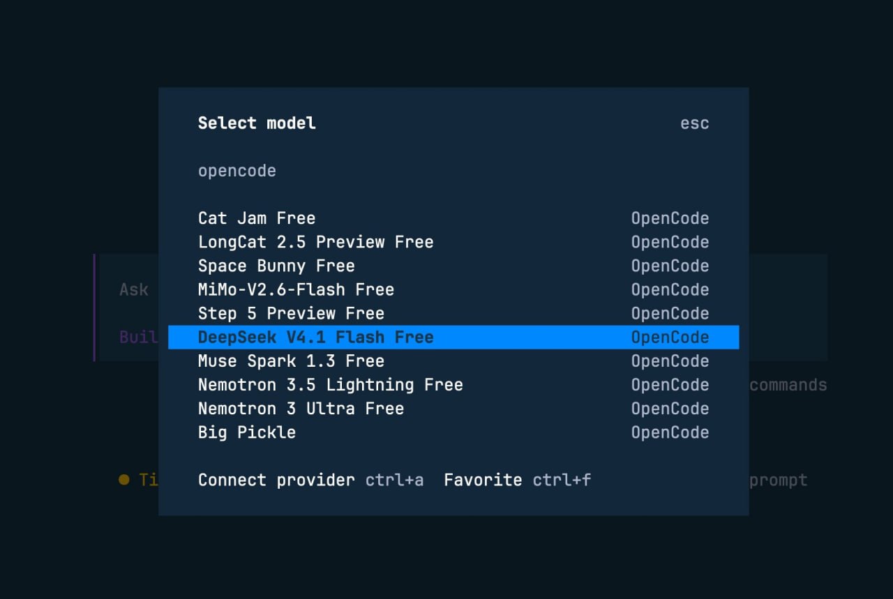 DeepSeek V4.1 Flash Now Free on OpenCode – 200k Token Limit