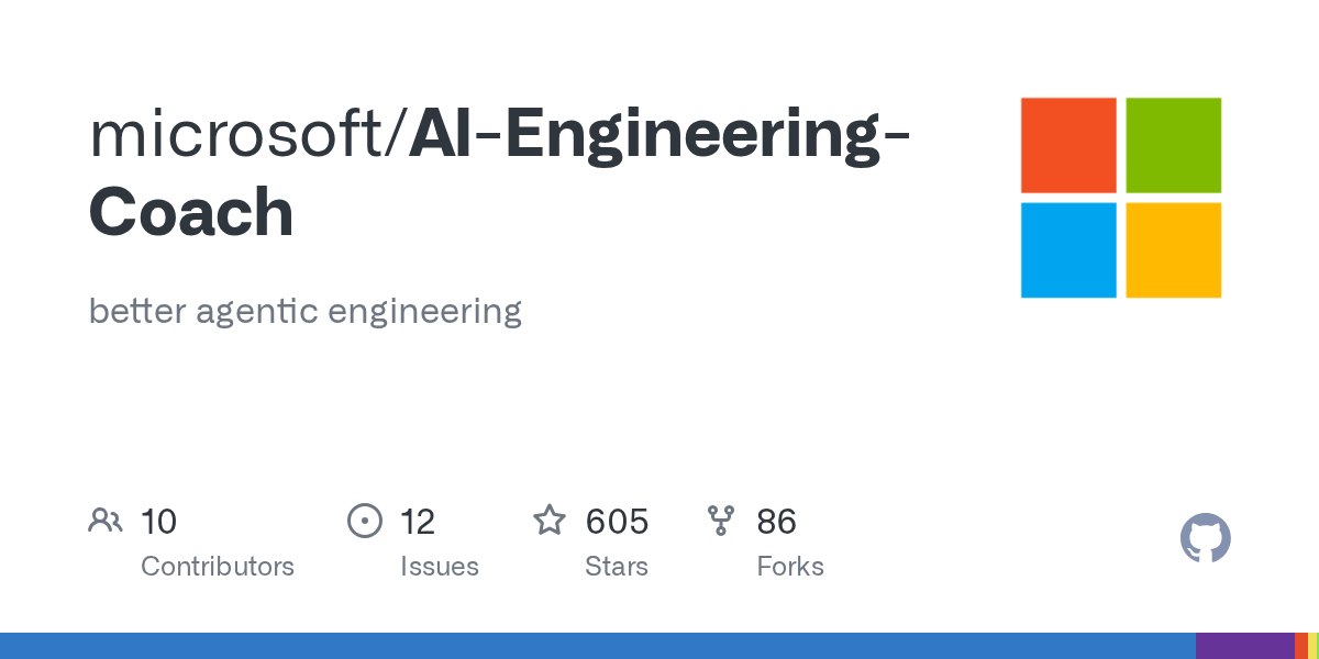 Microsoft відкрили код AI Engineer Coach для VS Code: аналіз AI-воркфлоу