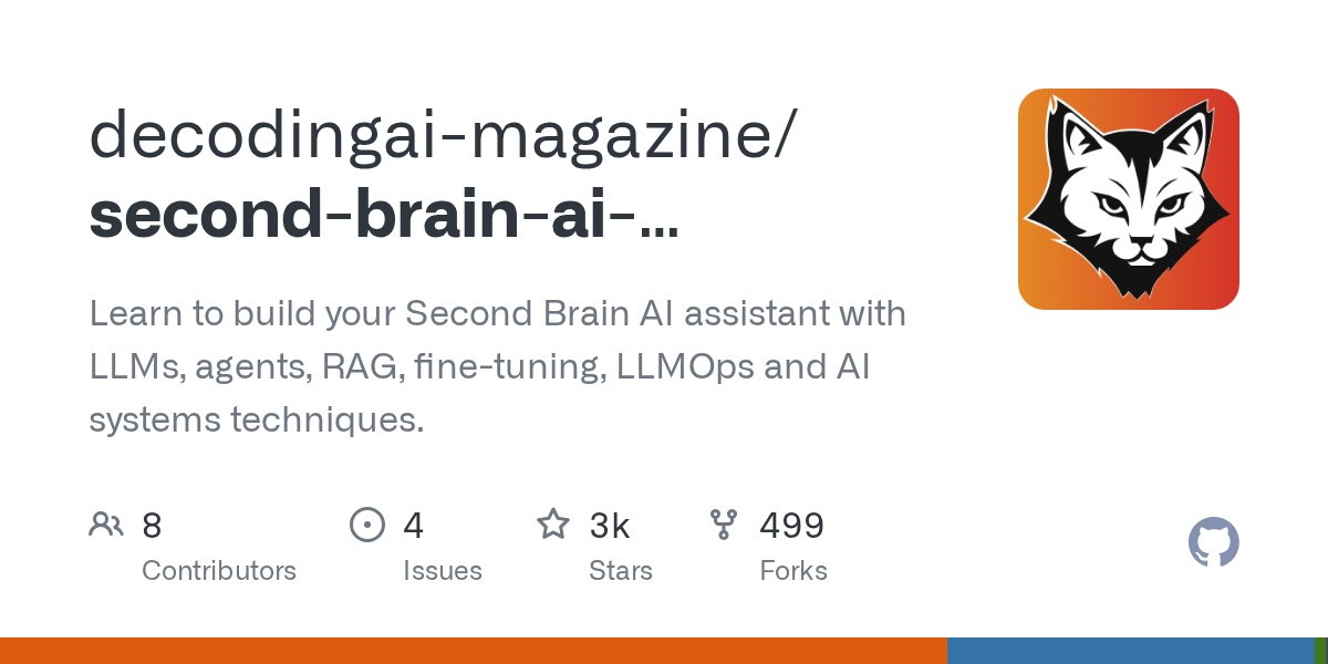 Build a Second Brain Assistant: RAG, Agents, and LLMOps Course