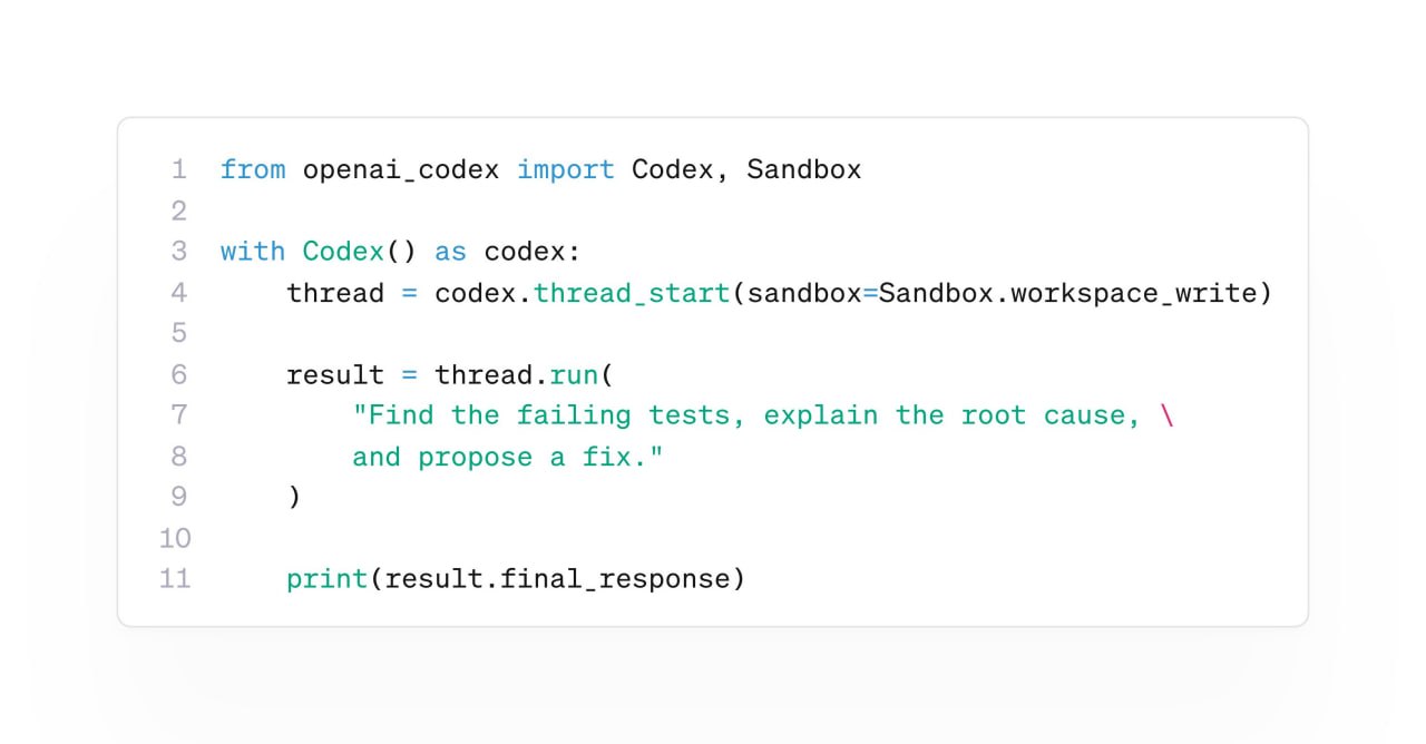 OpenAI Codex Python SDK: Embed Codex Agents in Your Python App