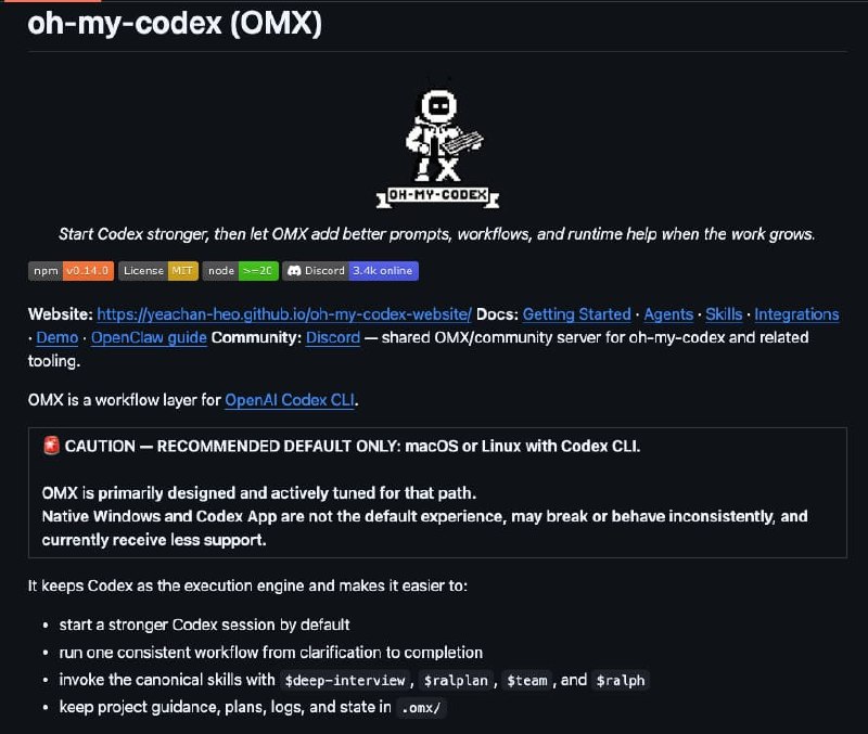 Oh-my-codex: A Workflow Layer That Supercharges Codex Sessions